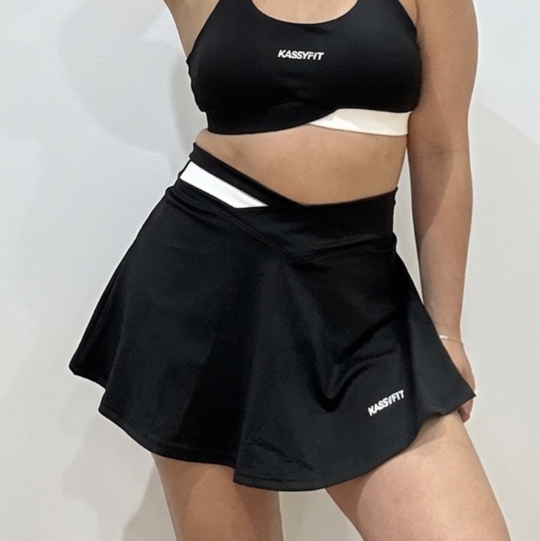 Falda Pantalón Cintura Asimétrica